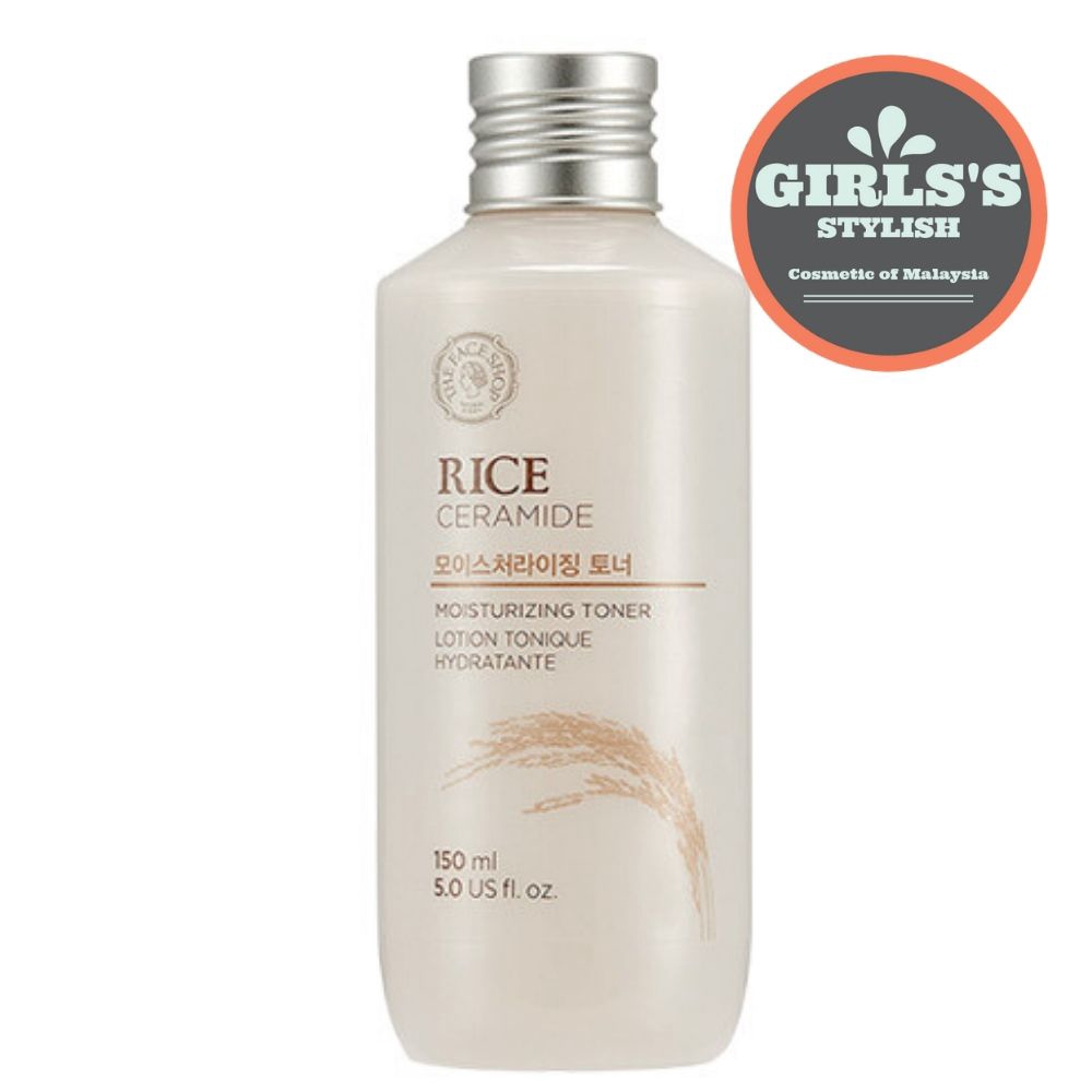 rice and ceramide moisture toner