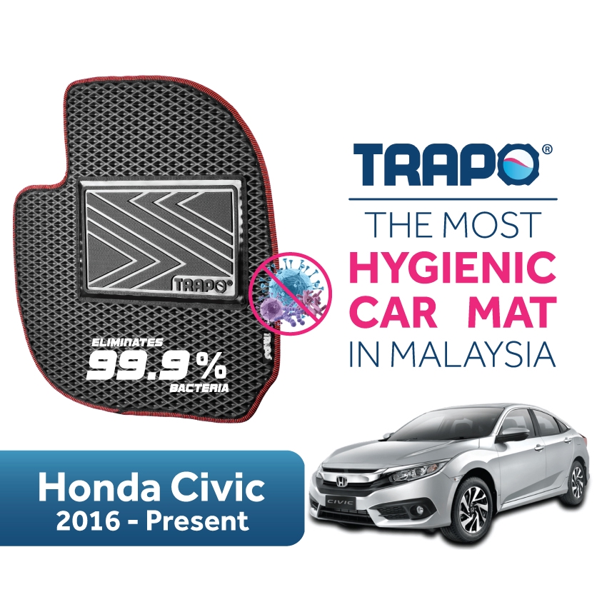 Trapo Classic Car Mat Honda Civic Fc 2016 Present Shopee Malaysia