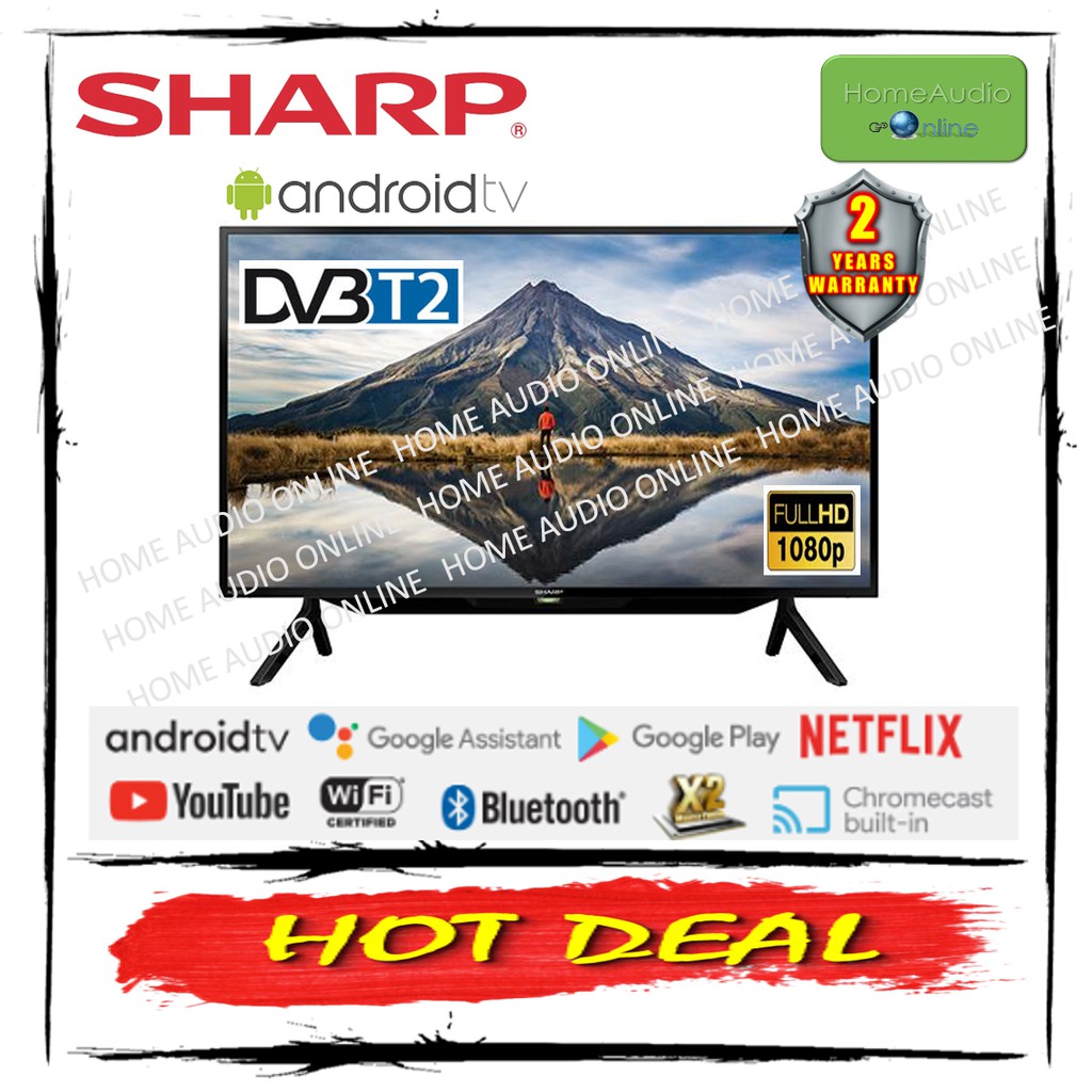 Sharp 42" Full HD Android LED TV 2TC42BG1X Shopee Malaysia