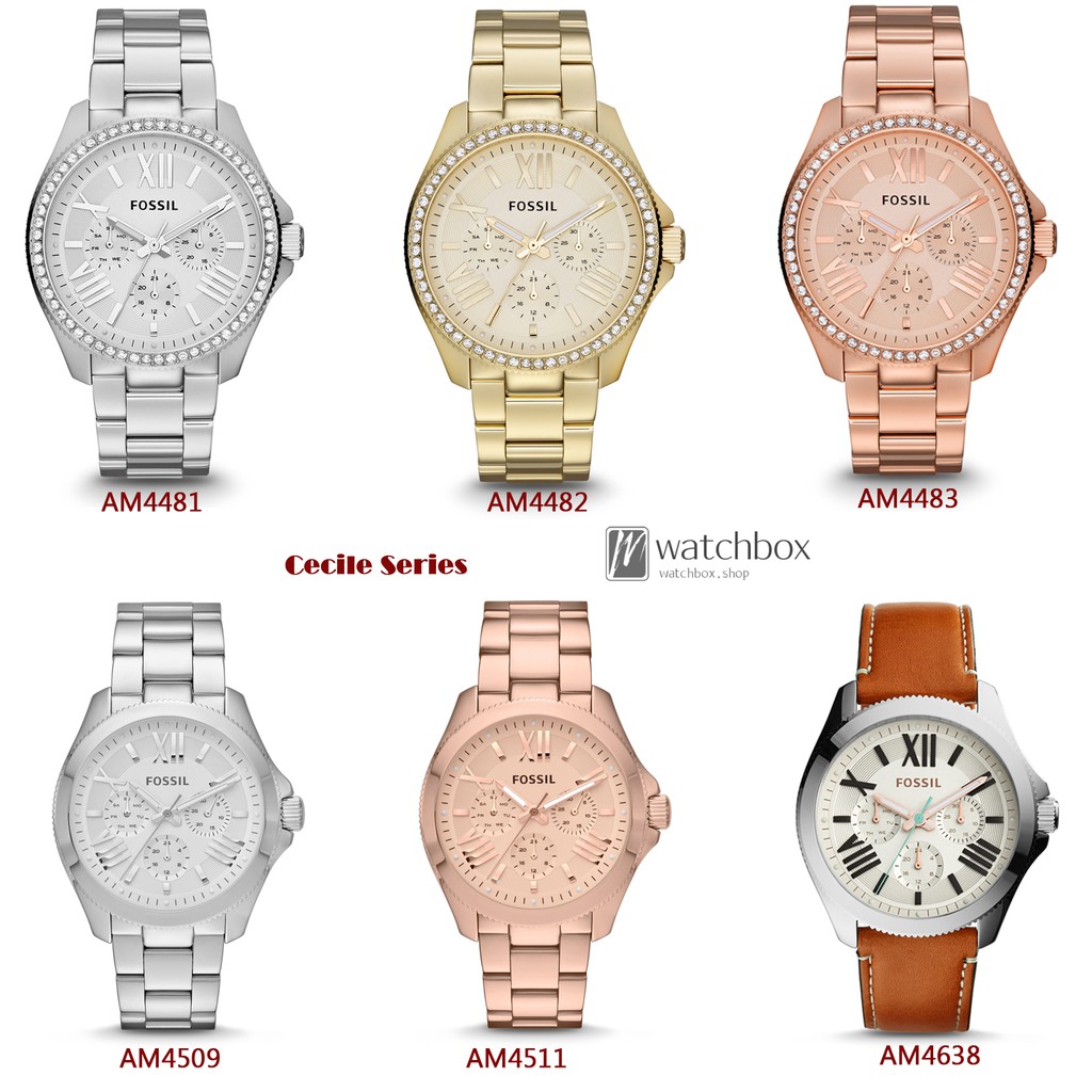 Original Fossil Cecile Multifunction Women Watch 40mm | Shopee Malaysia