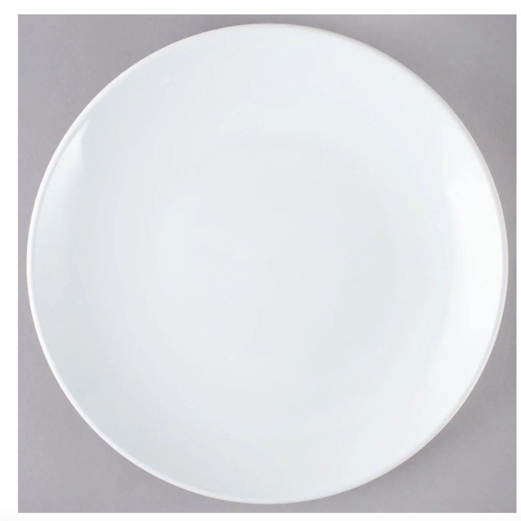 <>PREMIUM Melamine Dinner Plates - Round Coupe Plate 10 Inch / KFC /Dinner Dish Hotel Restaurant Use KFC