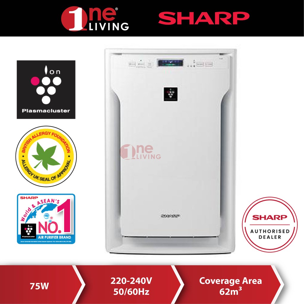 Sharp Air Purifier FUA80EW Shopee Malaysia