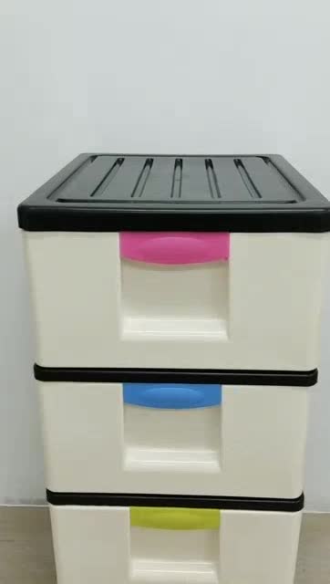  Plastic  Drawer 3 Tier 4 Tier 5 Tier Almari Plastik  