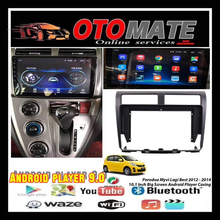 Perodua Myvi Lagi Best 2011 2014 Android Player 2 16g 10 Inch Ips 2 5d Full Hd Screen With Player Casing