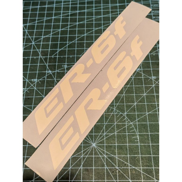 ER6F Kawasaki er6f vinyl decal sticker oracal original Shopee Malaysia