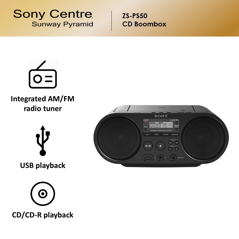 Sony ZS-PS50 CD Boombox