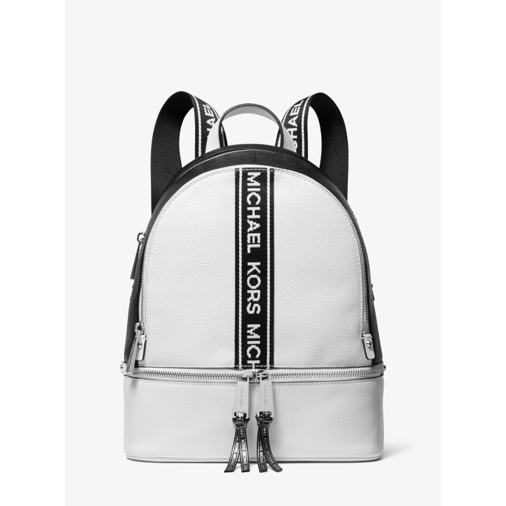 silver mk backpack