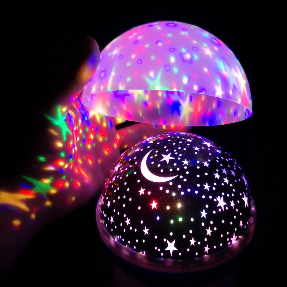 Stars Starry Sky Led Night Light Projector Moon Lamp Battery Usb Bedroom Party