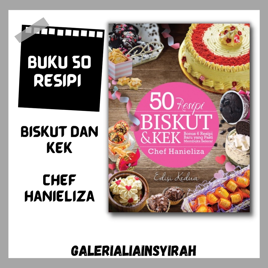 Buku Resipi Biskut Resipi Kek 50 Resipi Biskut & Kek Edisi Kedua Buku ...