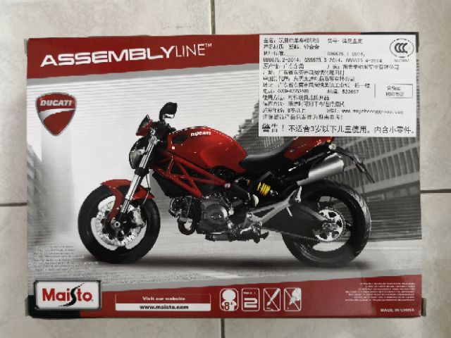 maisto assembly line ducati