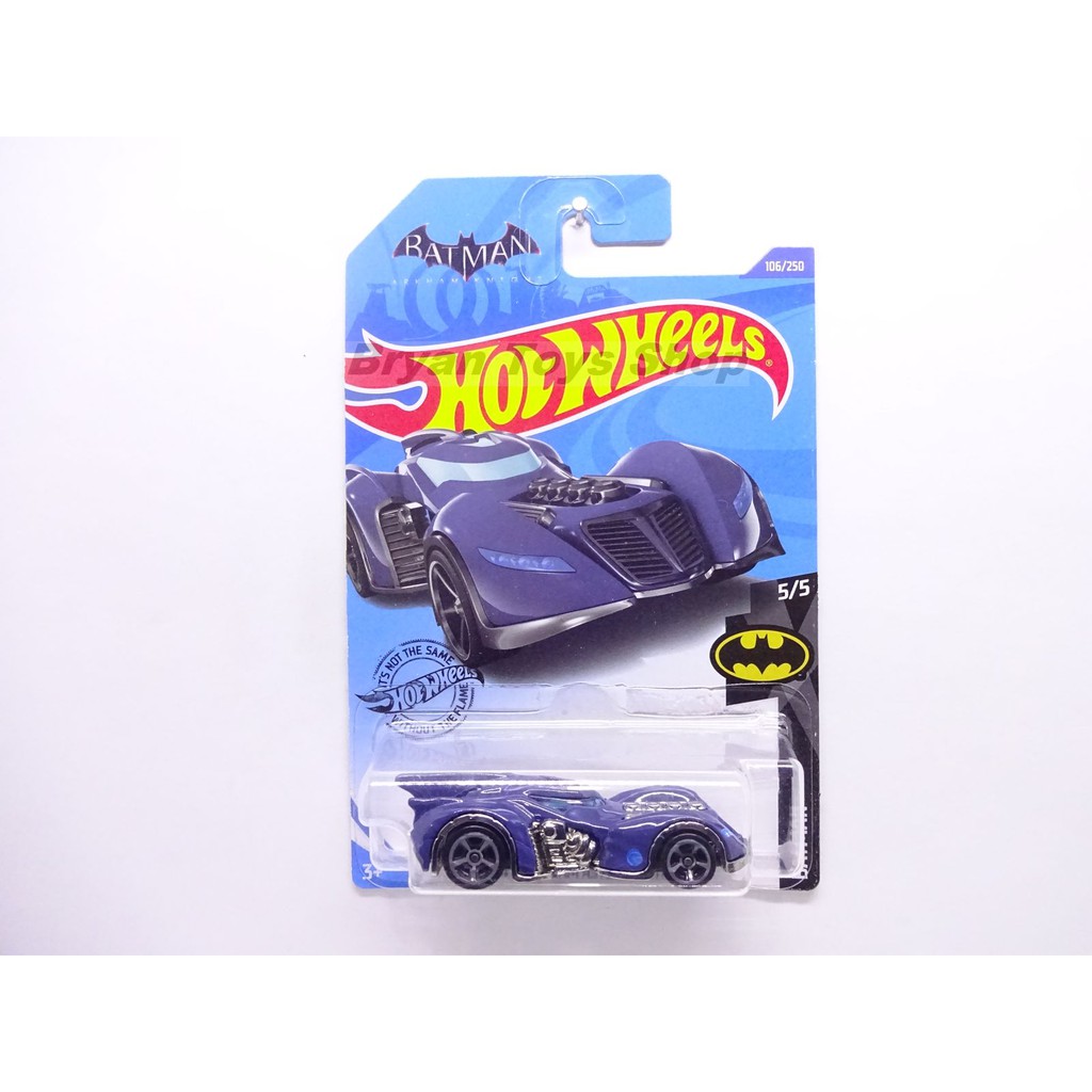 Batman Regular Hot Wheels Arkham Asylum Batmobile Blue Shopee Malaysia