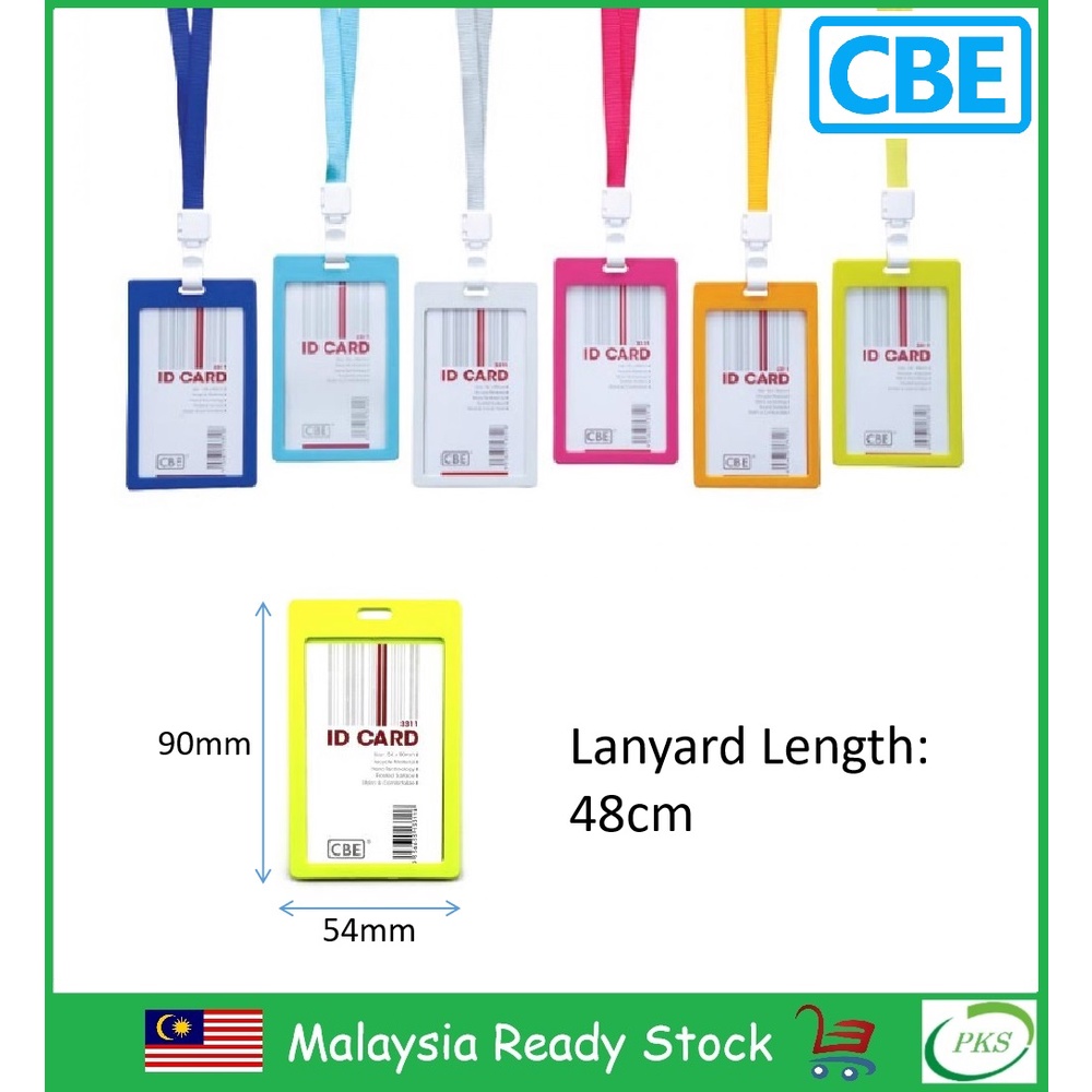 CBE ID Card Holder + Lanyard Set (3311) | Shopee Malaysia