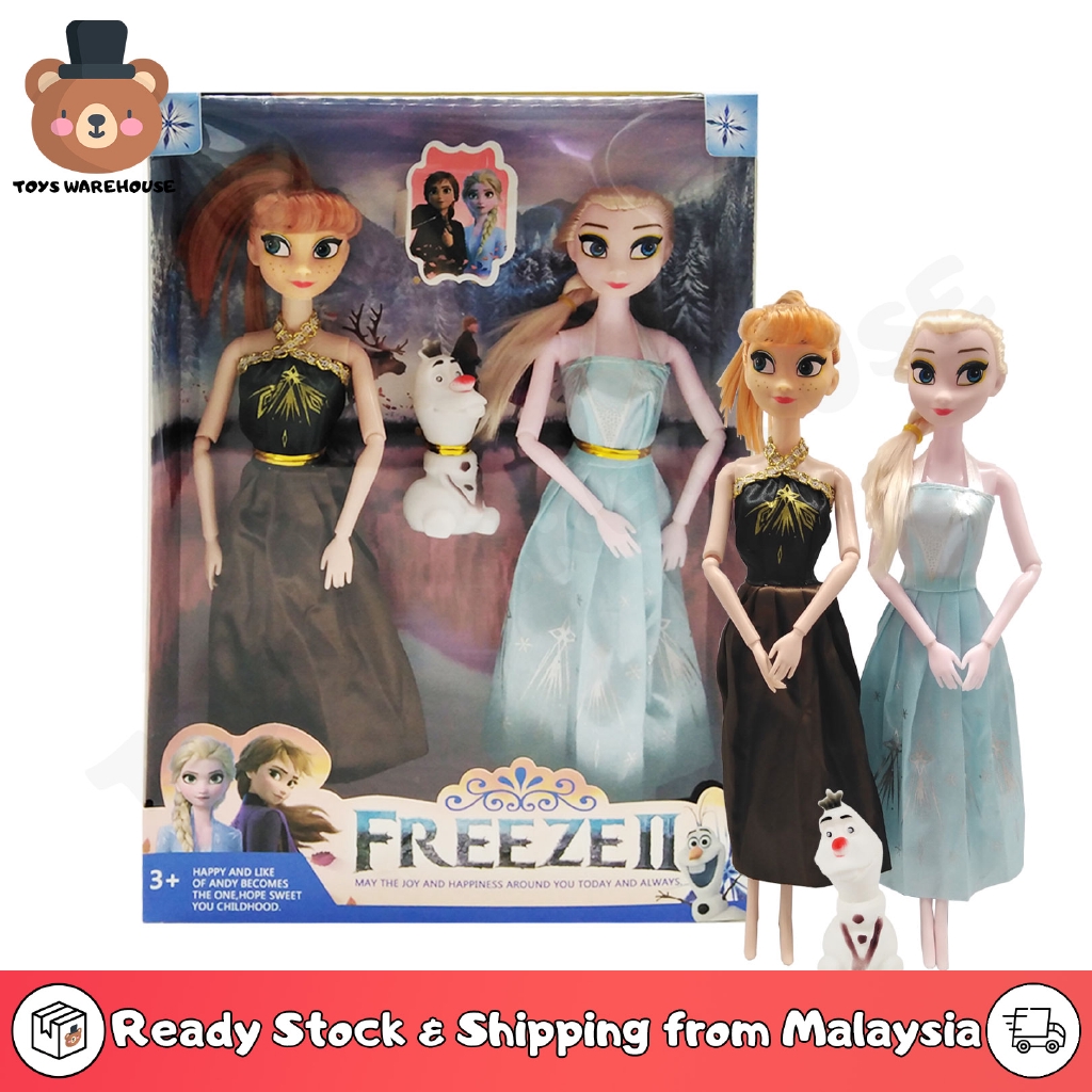 elsa anna and olaf dolls