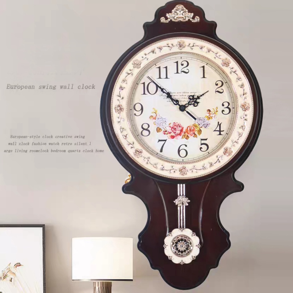 (clear stock) Hign Quality Luxury European Style Wall Clock European