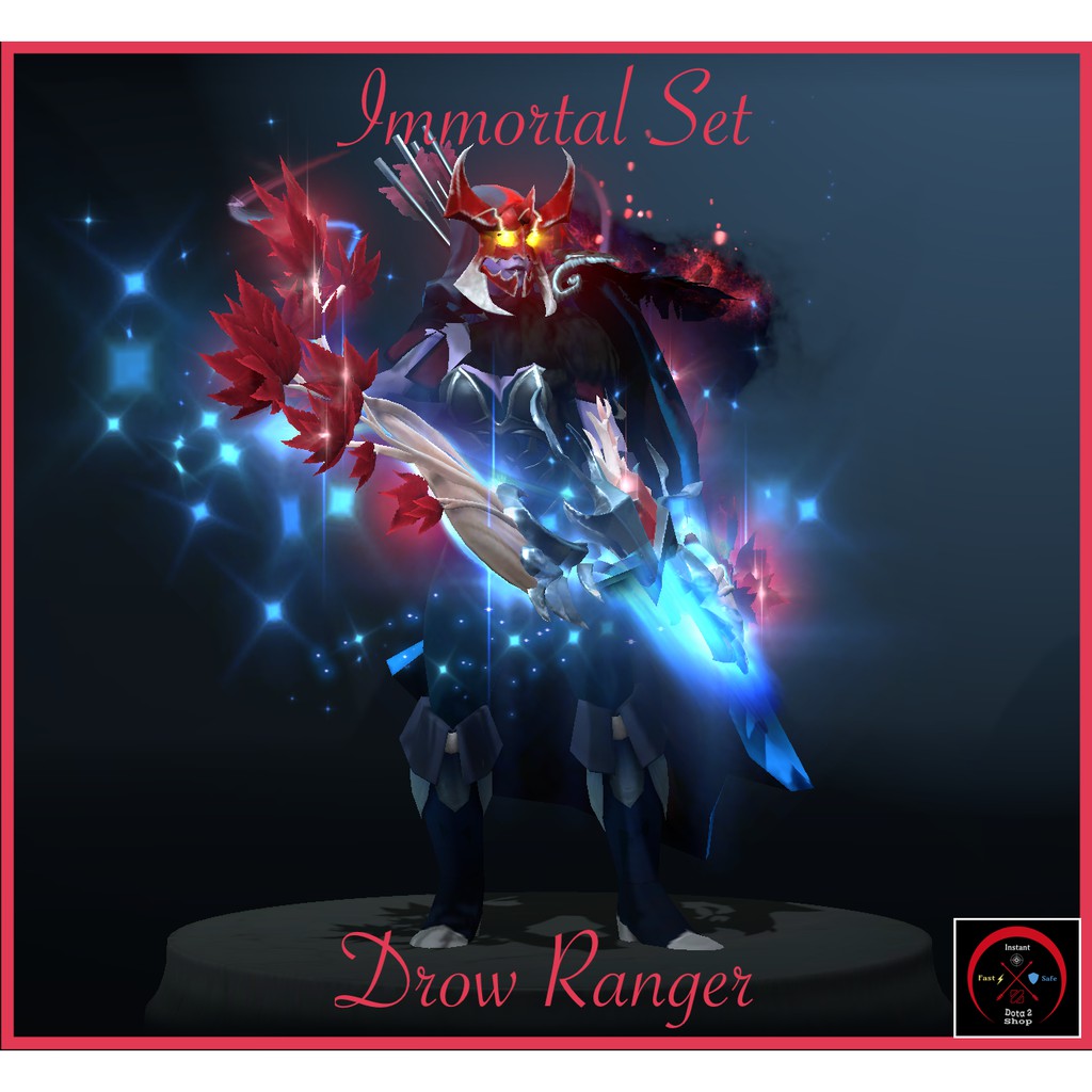 Dota 2 Drow Ranger Immortal Set