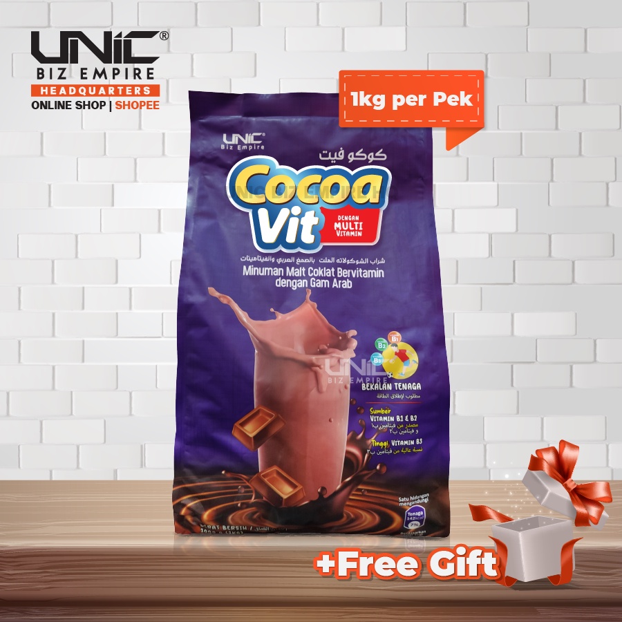 Unic Cocoa Vit Dengan Multivitamin And Arabic Gum 1kg Koko Malt