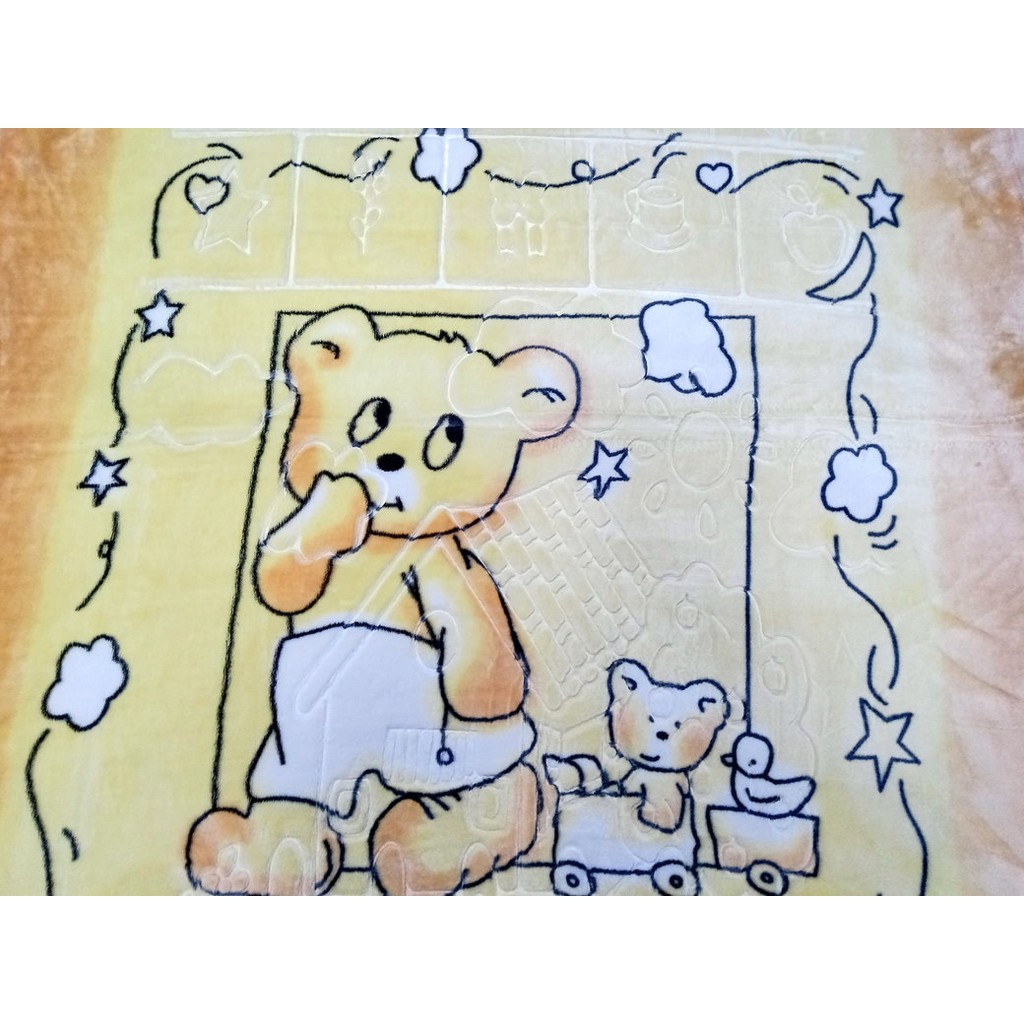 Sweet Dream Bear Design Baby Blanket Newborn