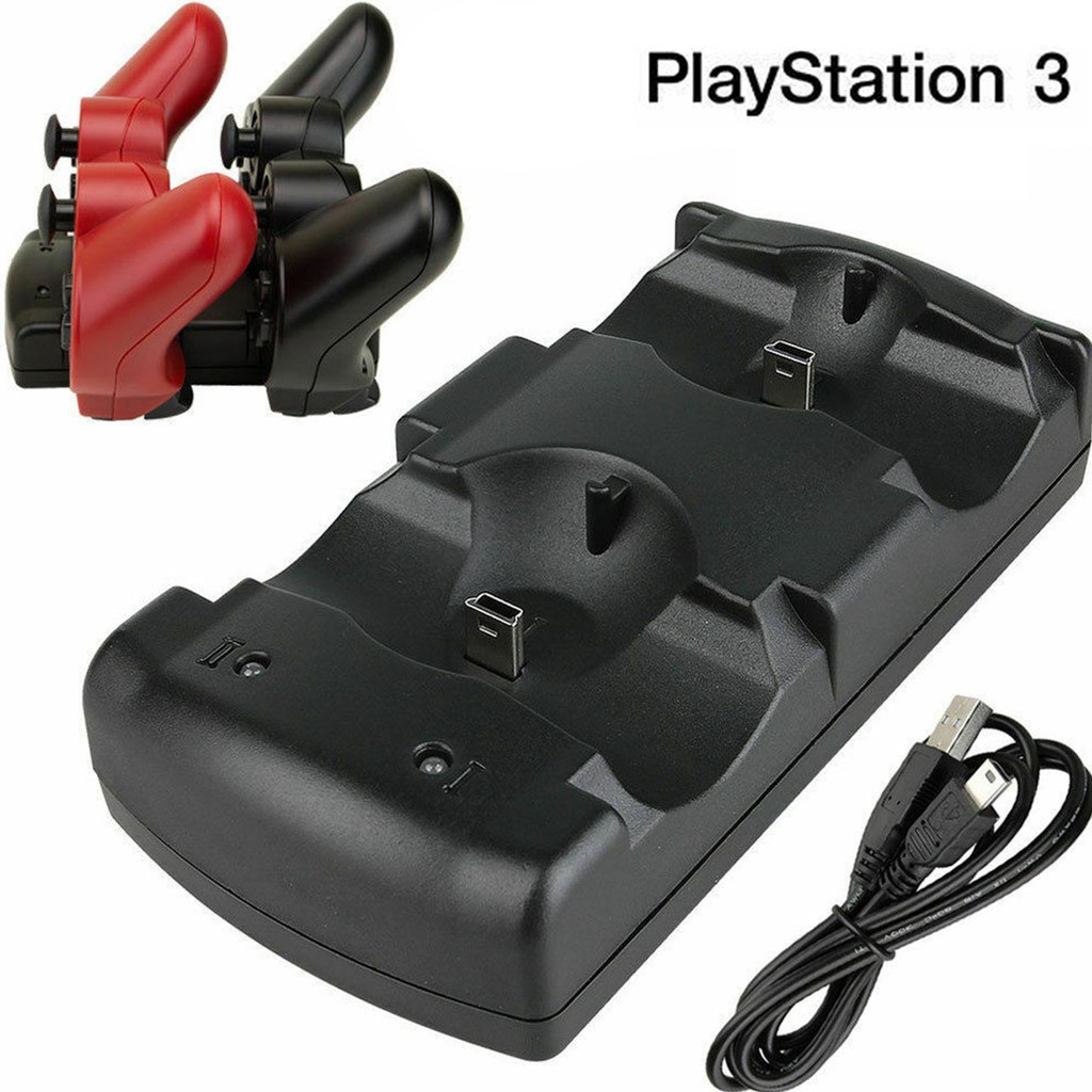 Sony PS3 Dobe DualShock Controller USB Dual Charging Dock [READY STOCK