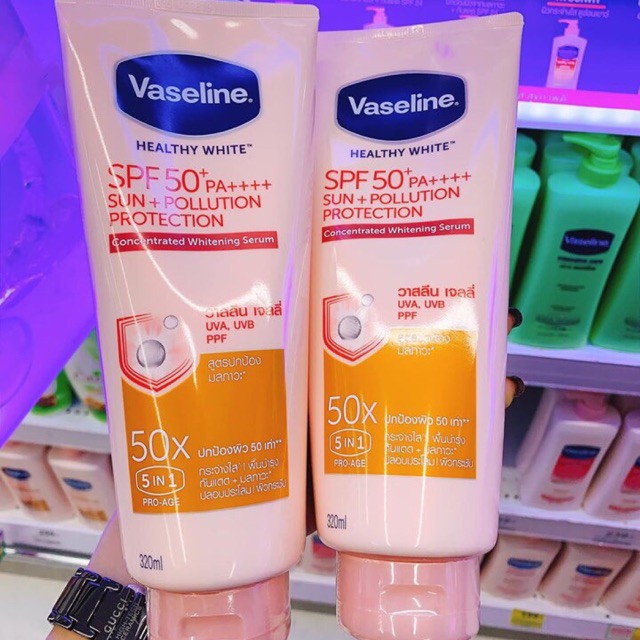 Vaseline SPF 50+ sunscreen (wholesale quantity is reduced)