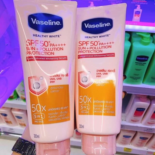 Vaseline SPF 50+ sunscreen (wholesale quantity is reduced) Shopee