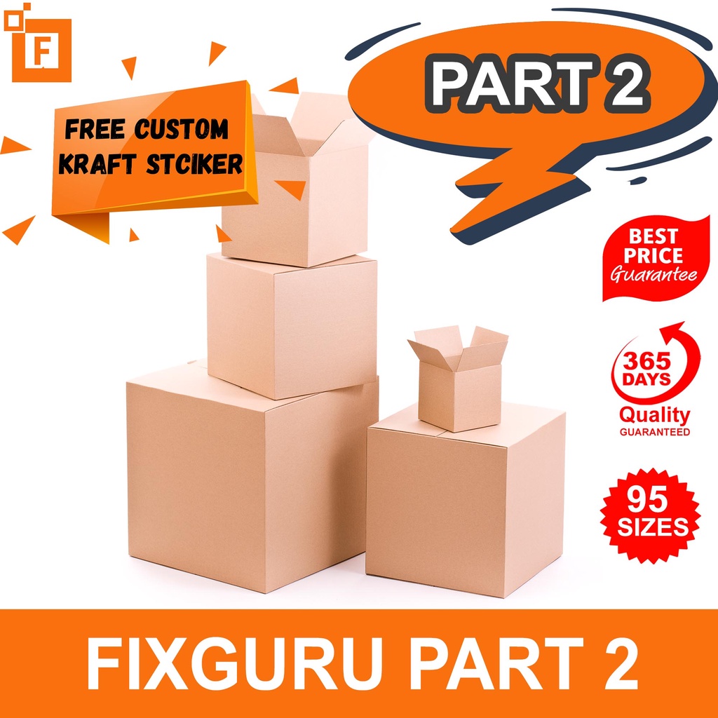 Bulk purchase. Small & Medium & Big Carton Box. 63 Sizes. Packaging Box