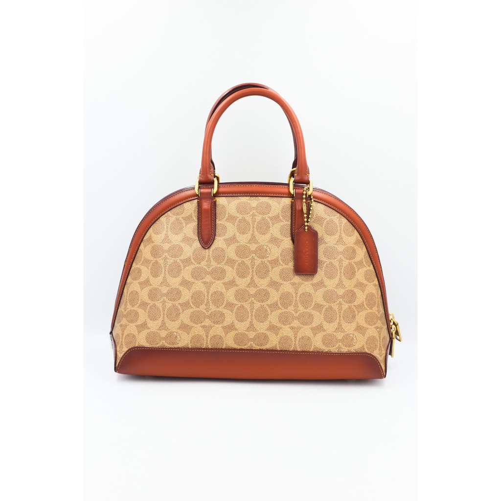 coach signature quinn satchel
