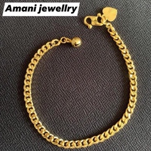 Emas Korea Cop916 MURAH Gelang Tangan dewasa / budak - Bracelet Gold Plate