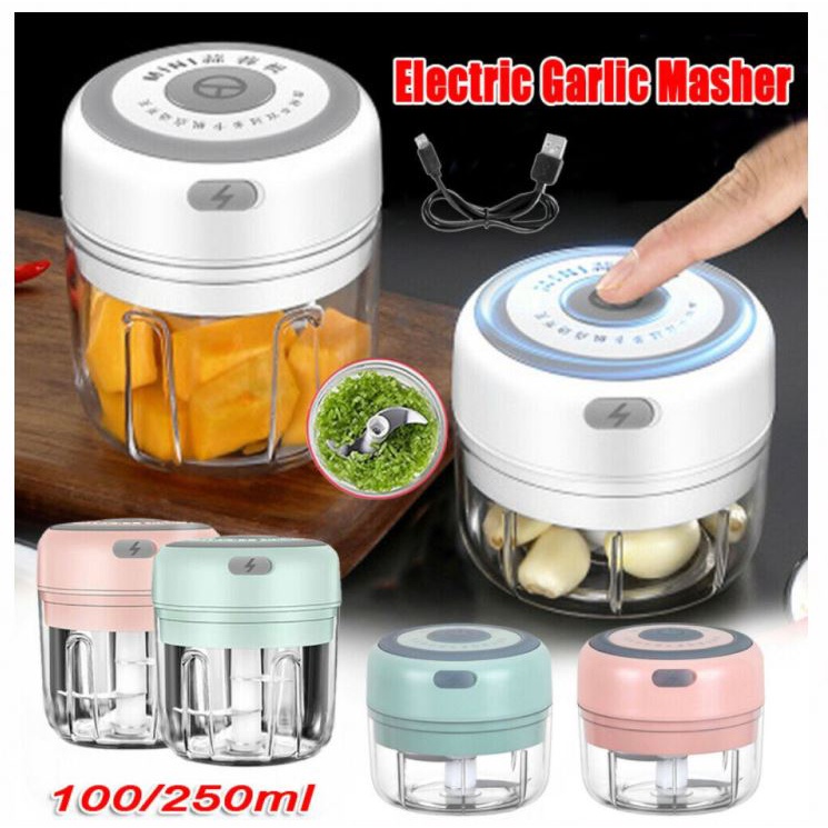 Mini Blender Garlic Chopper Electric Food Chopper Portable Blender Food