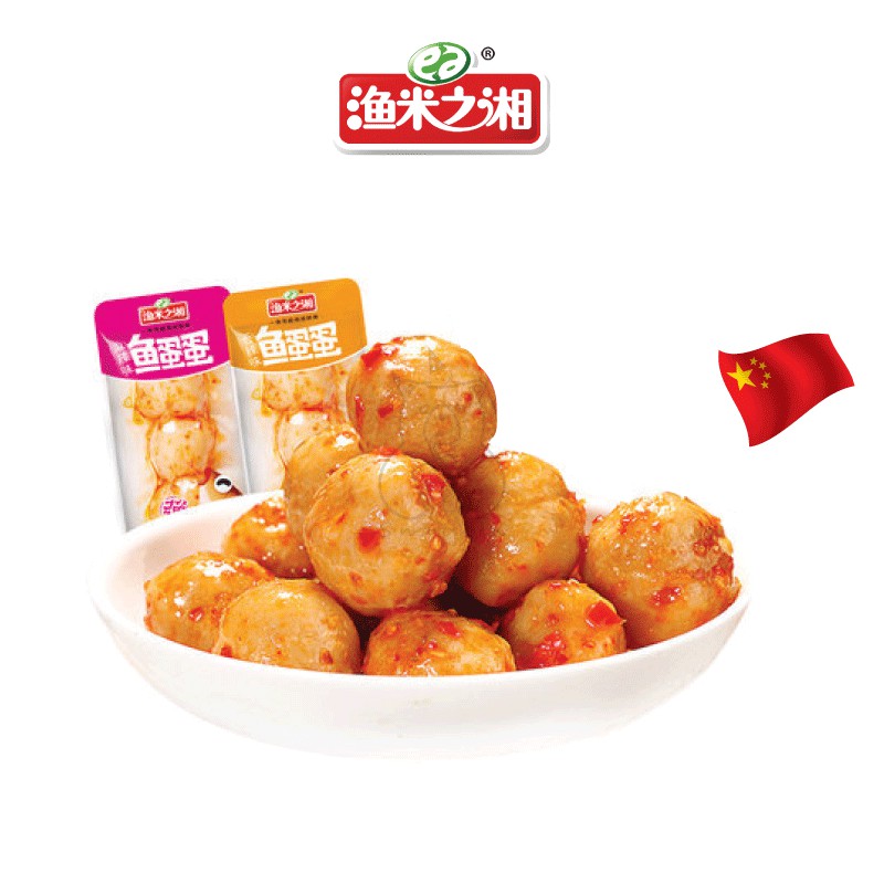 渔米之湘鱼蛋蛋 20g (2 Flavor) YMZX Fishball
