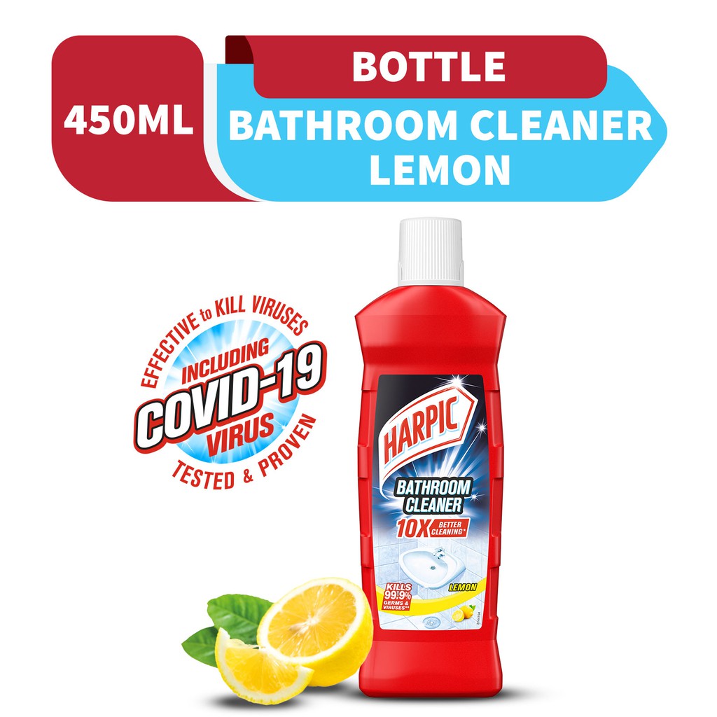 Harpic Bathroom Cleaner Lemon 450ml | Shopee Malaysia