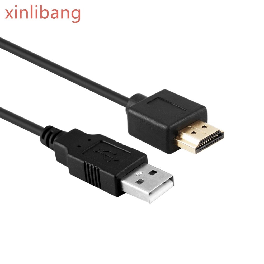 USB to HDMI Converter Cable, USB 2.0 Type A Male to Golden Plated HDMI