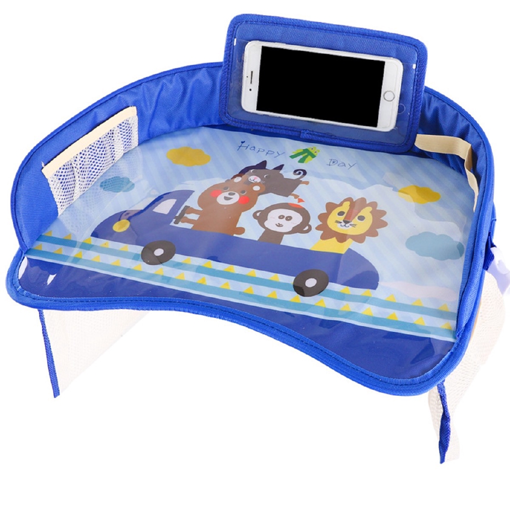 Kids Travel Tray Waterproof Cartoon Lap Desk For Car Seat Stroller