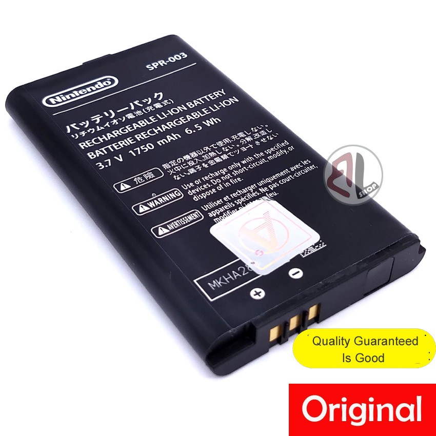 Nintendo New 3ds Xl Ll 1750 Mah 6 5wh 3 7v Spr 003 Replacement Original Battery Used Shopee Malaysia