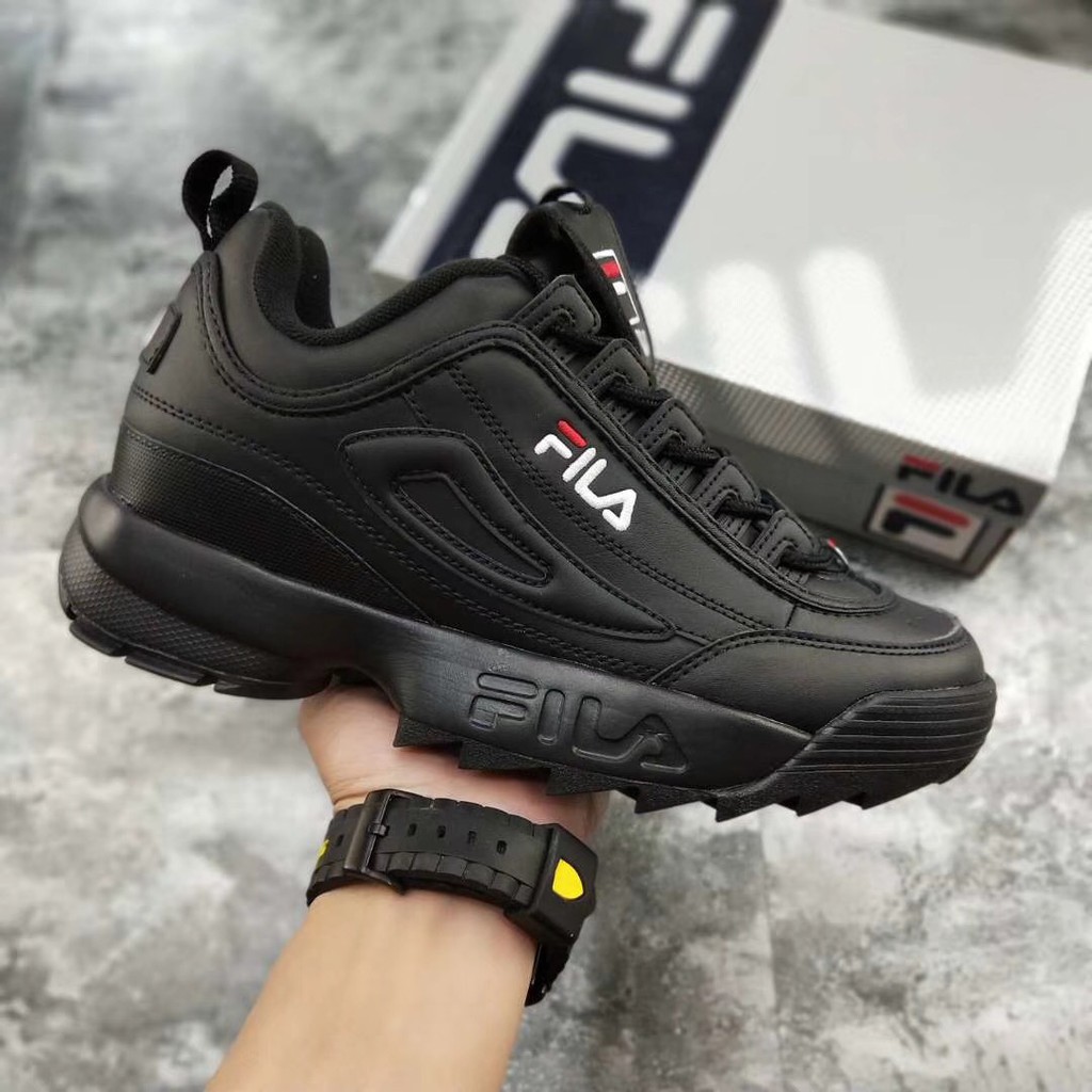 new black fila shoes