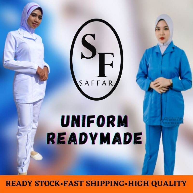 Baju Nuse Uniform Nurse Readymade Baju Jururawat Uniform Jururawat SN ...