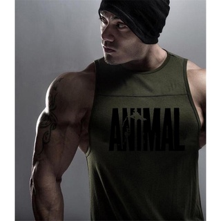 New ANIMAL Cotton Fitness Tank Top Men Gym Tank Top Bodybuilding Stringer Sleeveless  Shirt Workout Clothes Vest | Shopee Malaysia