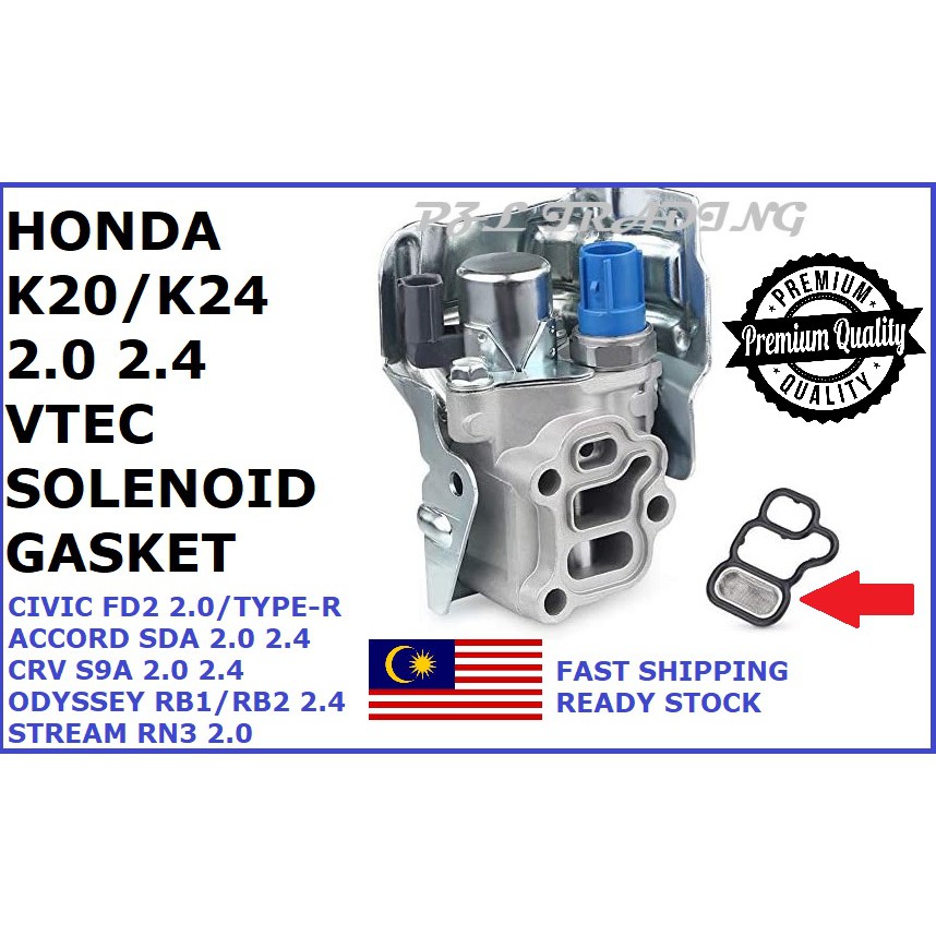 Honda K20 K24 oem vtec solenoid spool valve gasket oil seal K20 K24