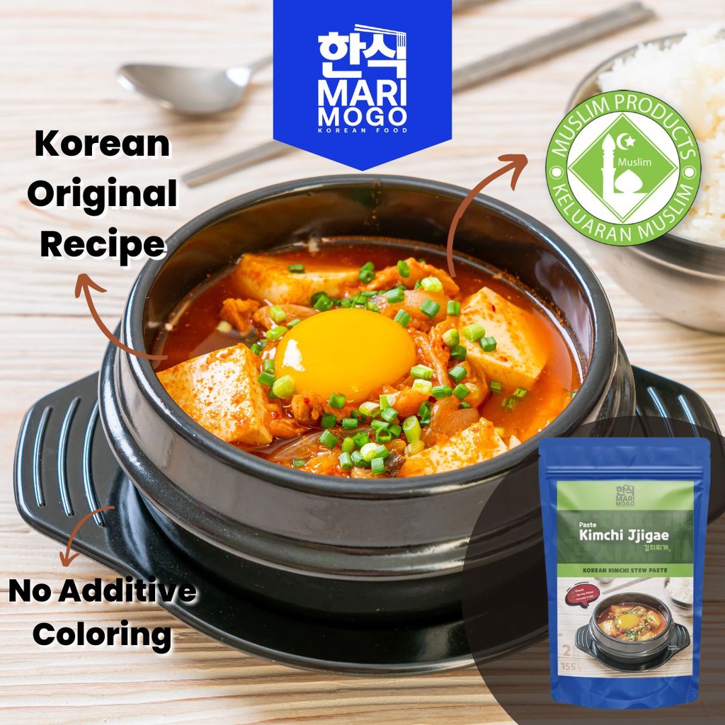 MariMogo Kimchi Jjigae Halal Paste Halal Muslim Friendly Korean