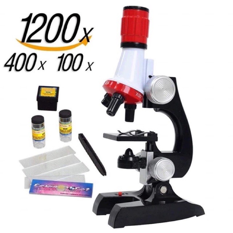 kids Science microscope kit 1200x early education science microscope