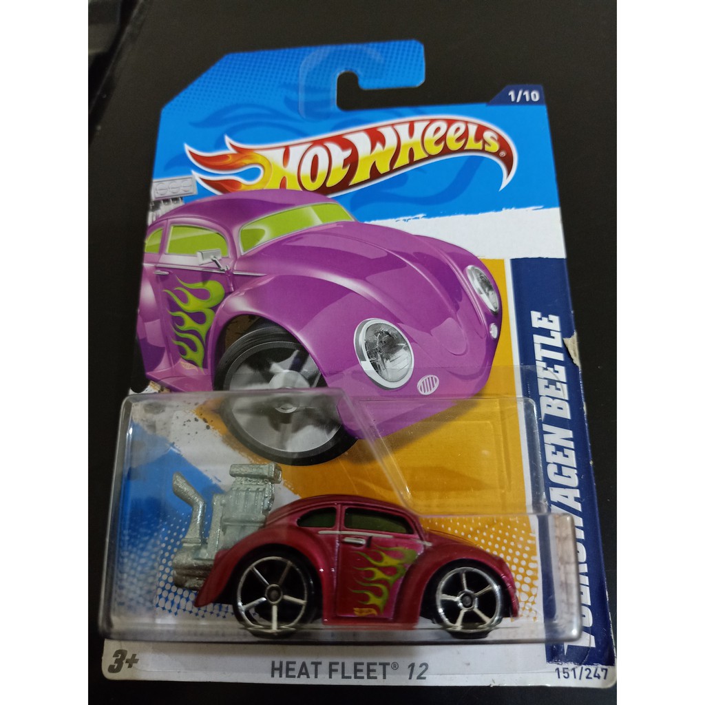 Hot Wheels Volkswagen VW Beetle Heat Fleet Shopee Malaysia