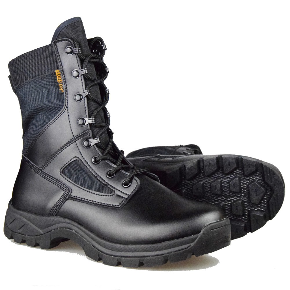 breathable black work boots