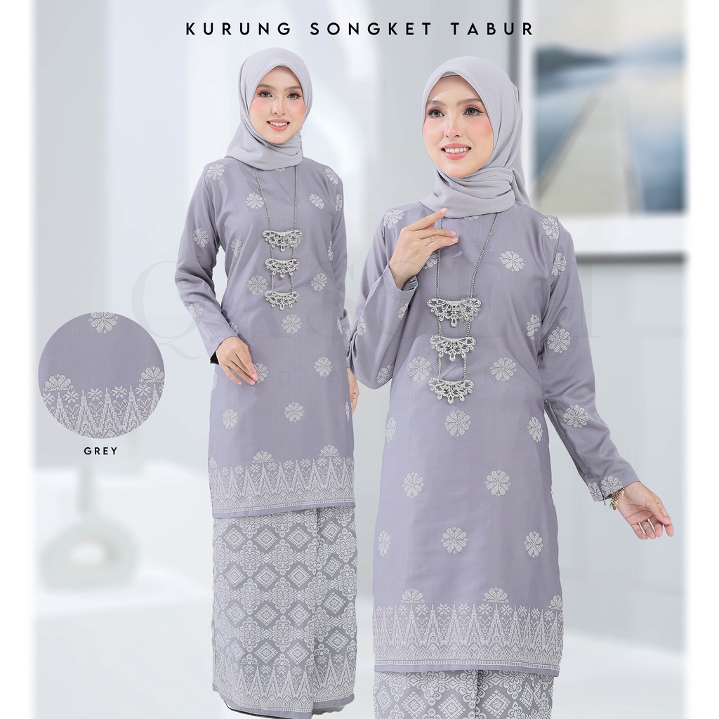 Baju Kurung Moden Songket Tabur Songket Viral Shopee Malaysia