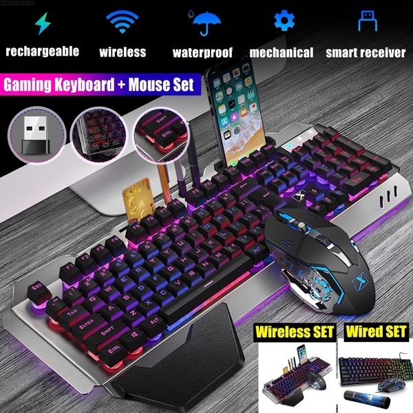 SF_ Set Keyboard dan Tetikus Gaming Gaming Keyboard and Mouse Set