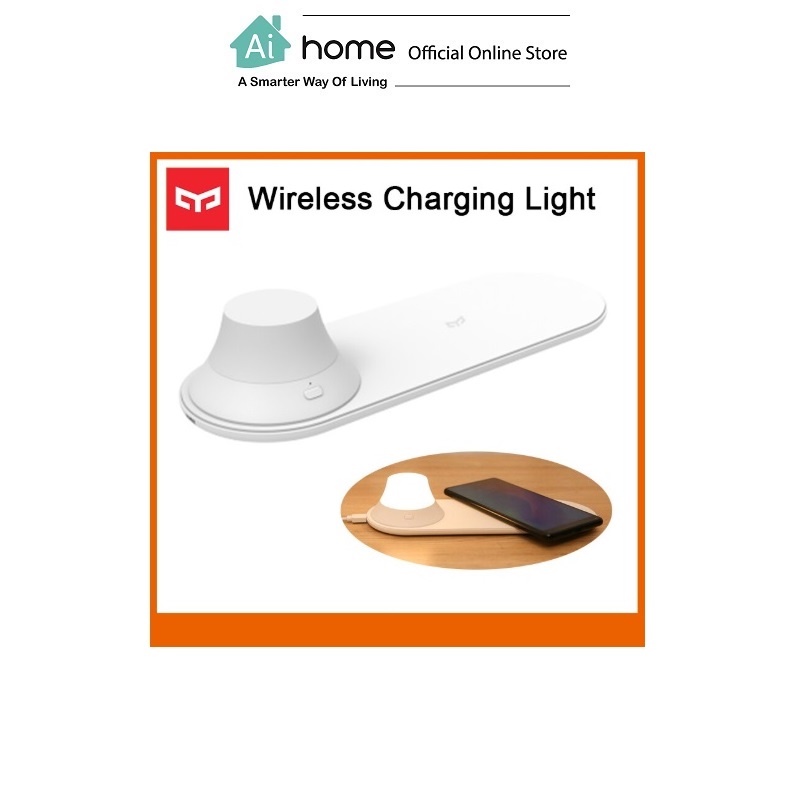 YEELIGHT Wireless Charging Nightlight + Wireless Charging Dock with 1 Year Malaysia Warranty [ Ai Home ]