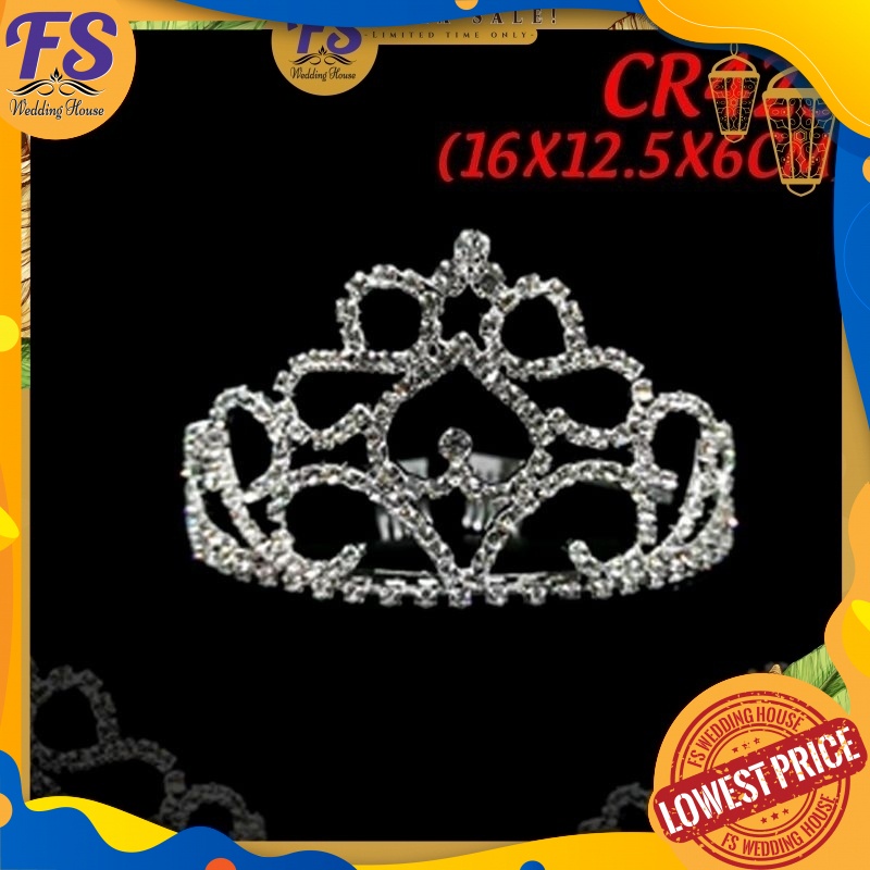 Wedding Crown Crown Pengantin Crown Akad Nikah Crown Besi Crown Bridal Headband Mahkota