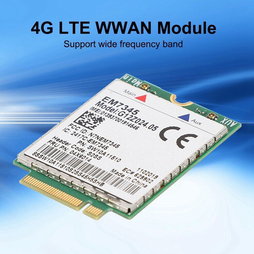 Yosoo EM7345 Module Card EM7345 04X6014 4G LTE WWAN Card Module for Thinkpad 8 X250 X1C W550 T450 X240 T440 