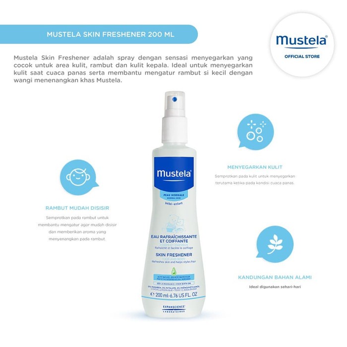 mustela skin freshener 200ml