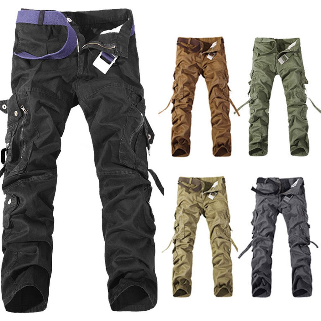 military camo trousers