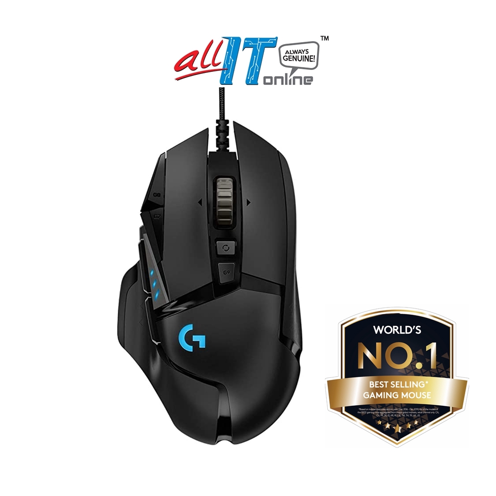 Logitech G502 Hero Wired Gaming Mouse | Shopee Malaysia