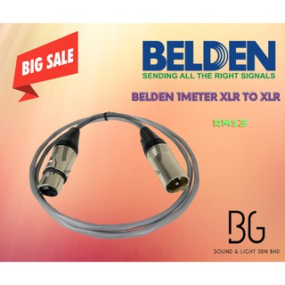 belden 1meter xlr male to xlr female signal cable